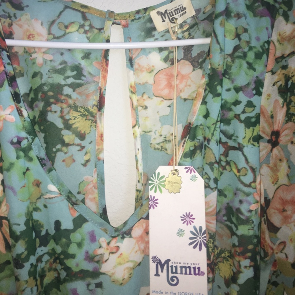 Flowers in the sky dress